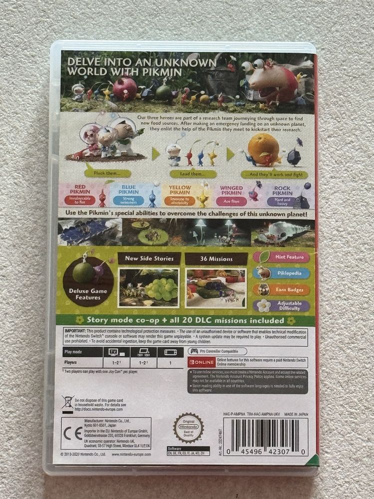 Pikmin 3 Deluxe картирдж для Nintendo Switch