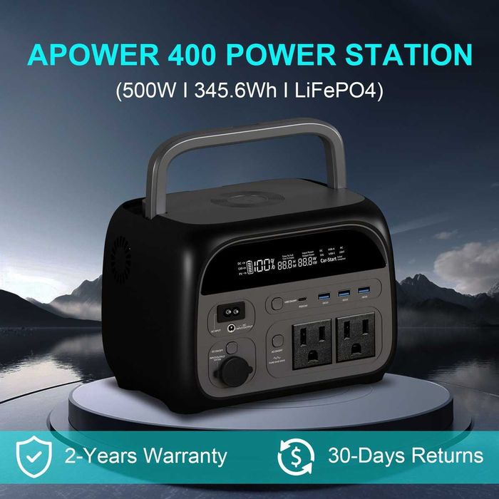 Зарядна станція Ctolity APOWER AP400 345.6Wh/108000mAh/500W