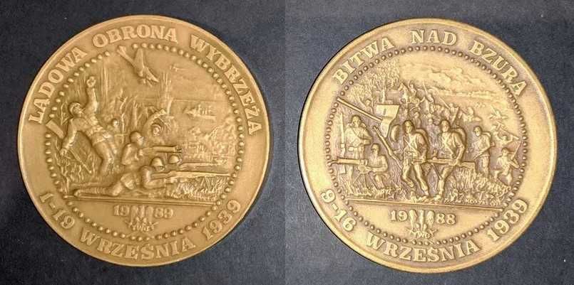 Medale pamiątkowe - Bzura 1939, LOW 1939, Pomnik Powstania 1944
