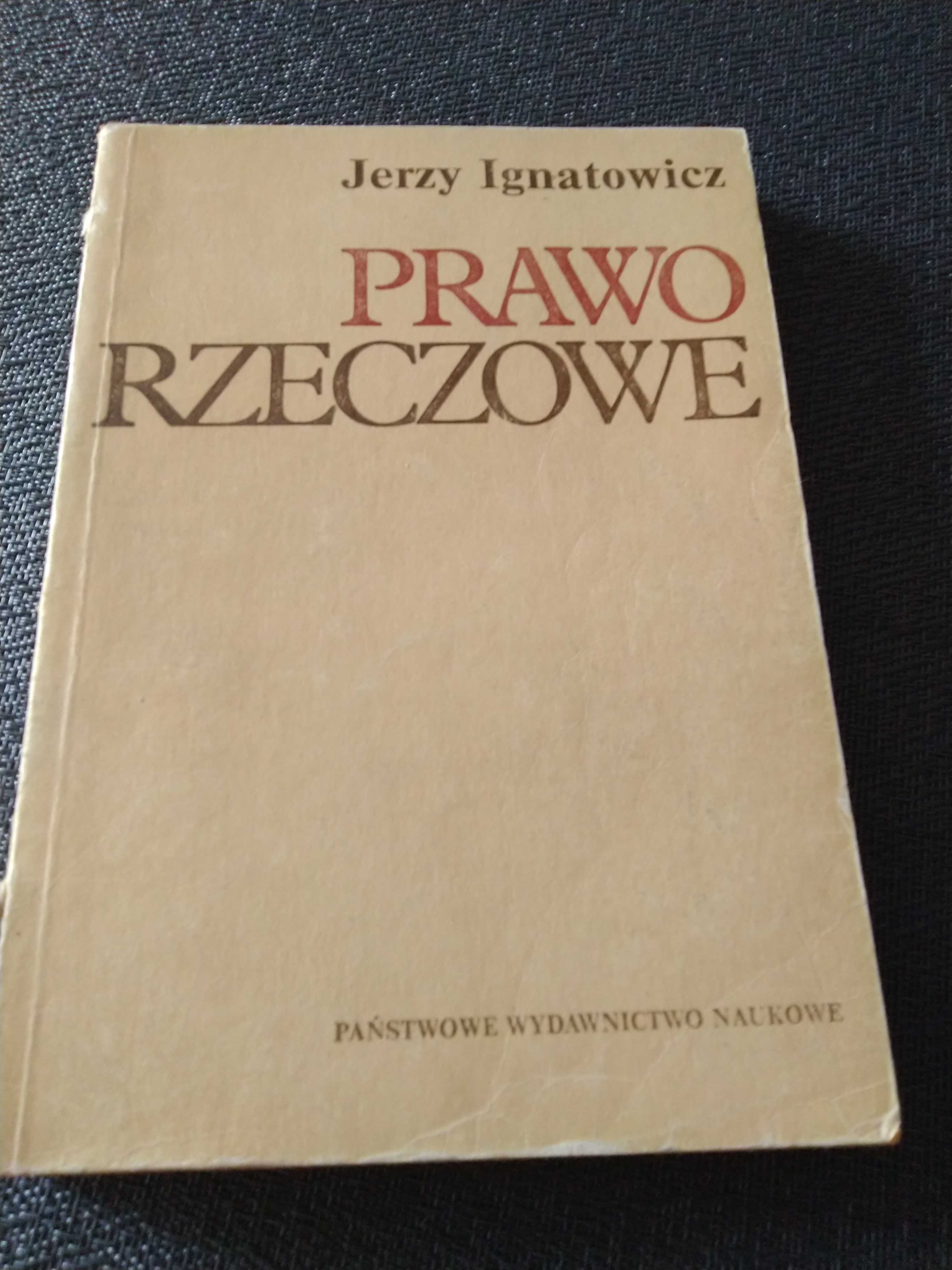 Prawo rzeczowe. Jerzy Ignatowicz.