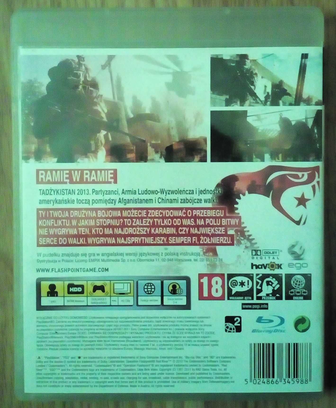 Operation Flashpoint Red River PS3 ENG Stan 5/6
