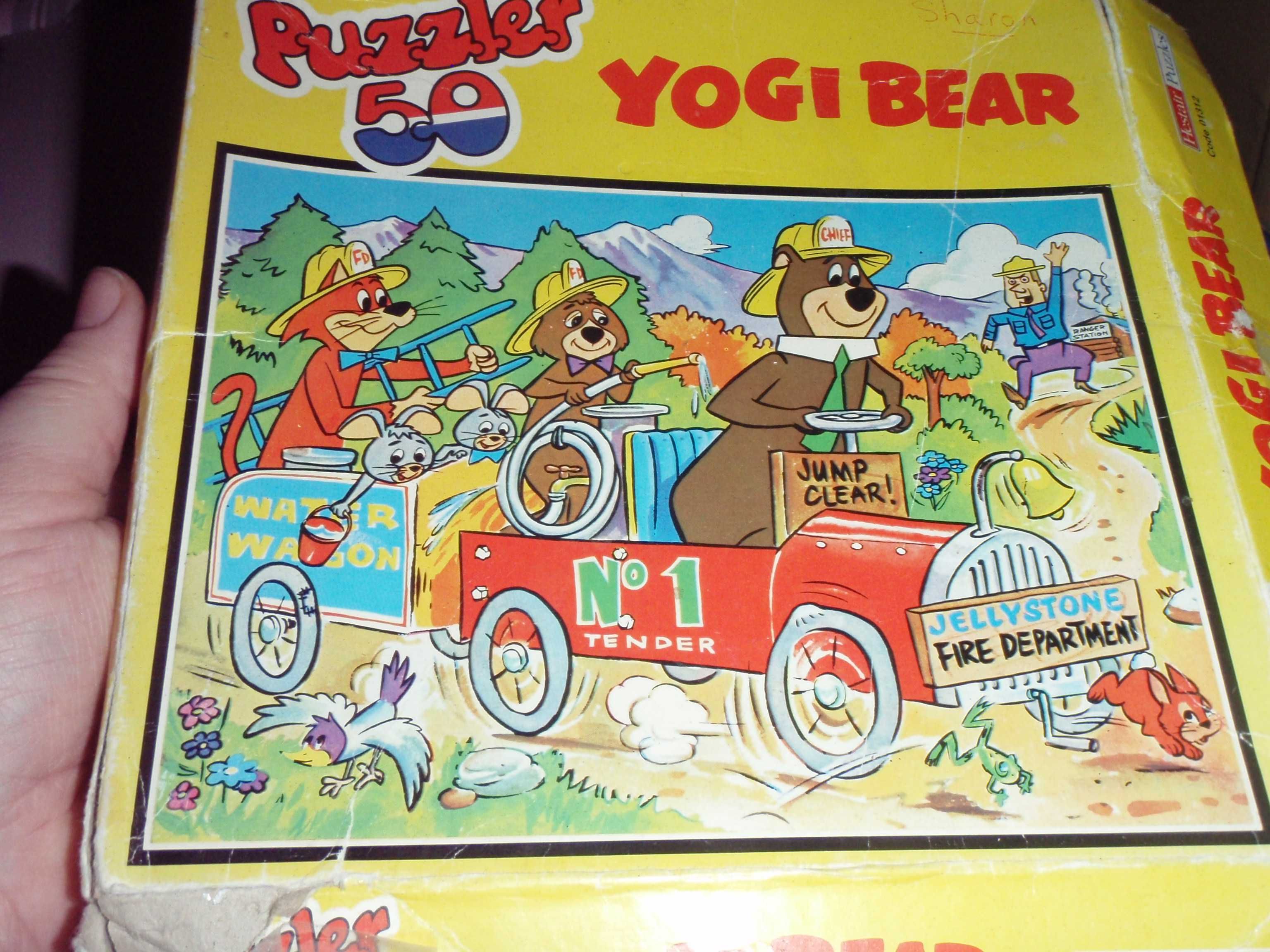 Puzzle 50 elem YOGI BEAR  Misiu Yogi i przyjaciele UNIKAT