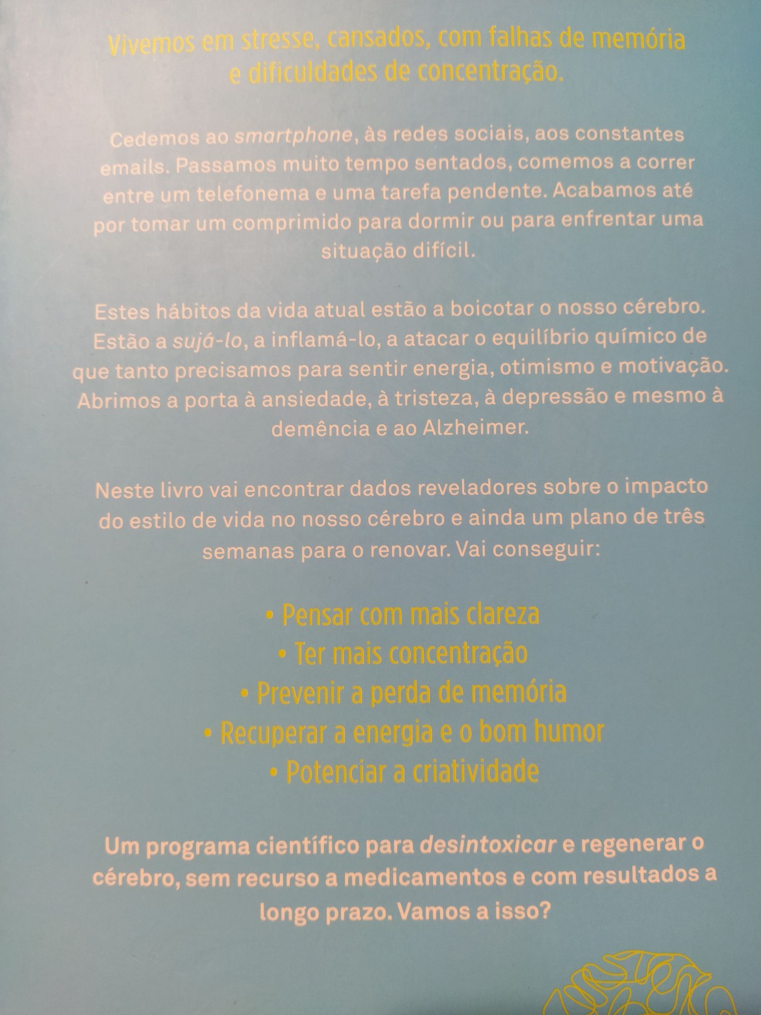 Livro "Curar o Cérebro"