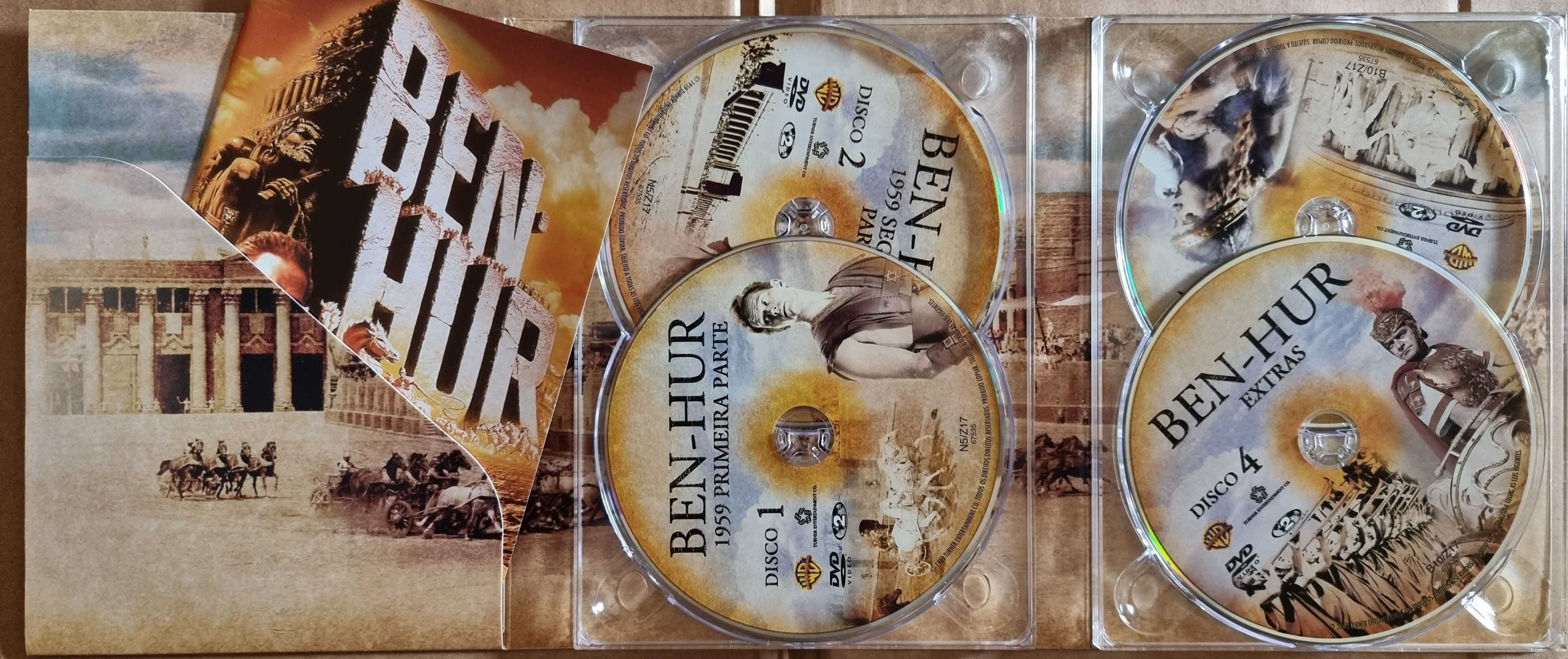 Ben-Hur - Oscar melhor filme 1959 - 4 DVDs - digipack