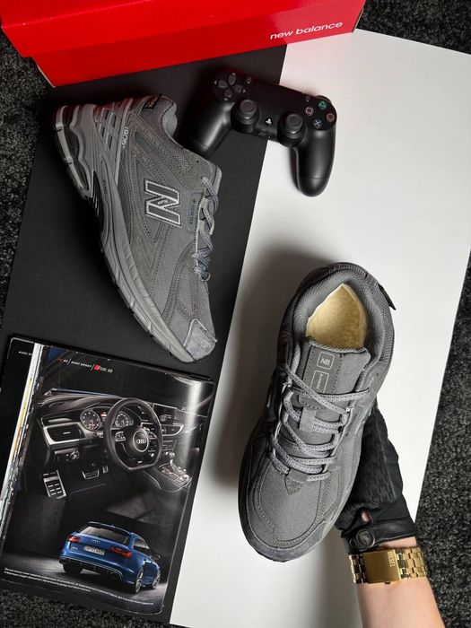 Чоловічі кросівки нью беланс на хутрі New Balance 1906R Fur Grey 41-46
