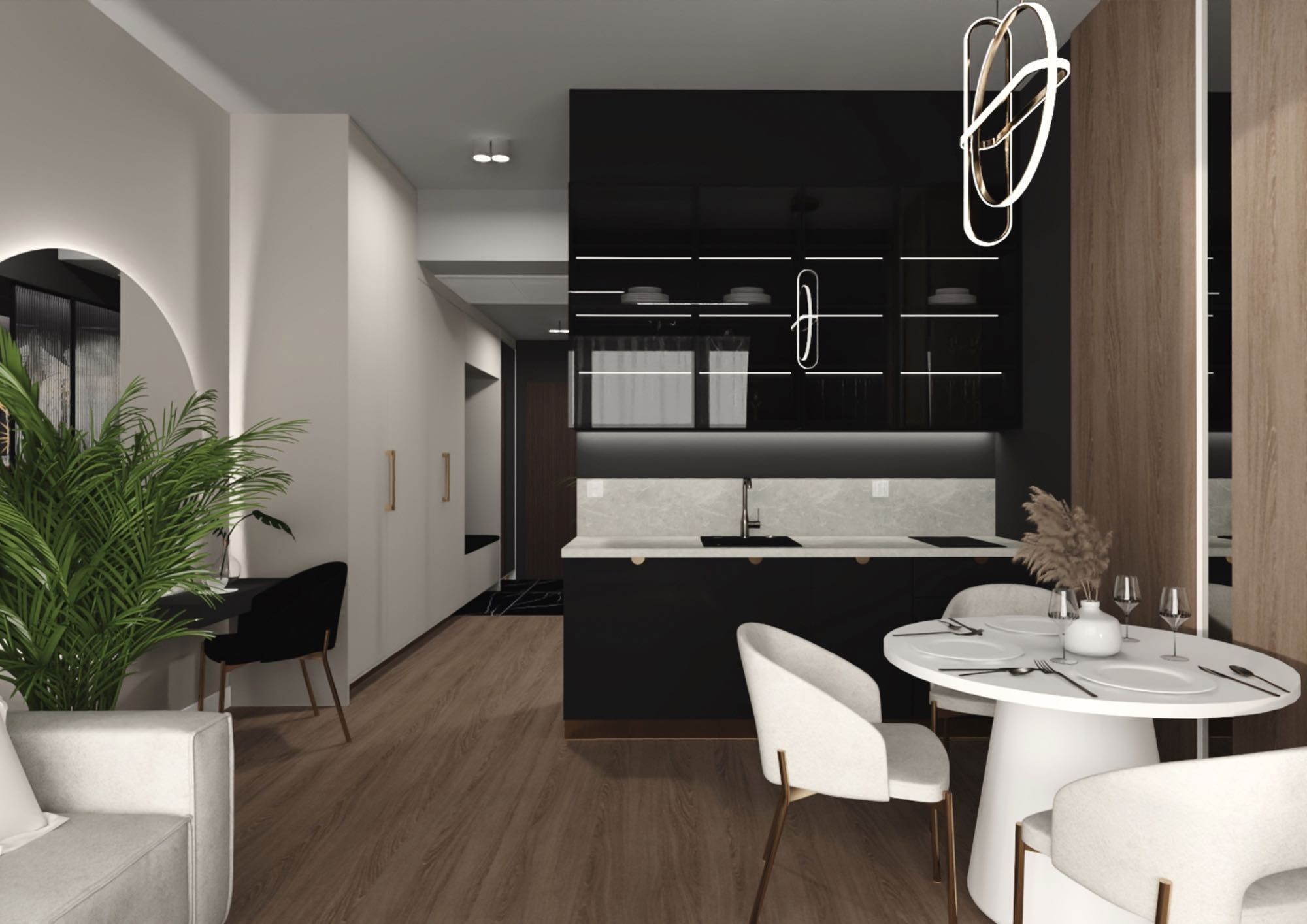 Mieszkanie pod klucz Hanza Tower Szczecin gotowy apartament