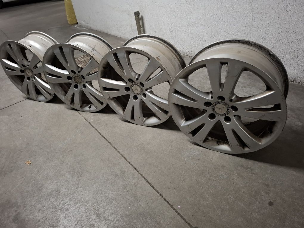 4 jantes Mercedes de 17 " originais