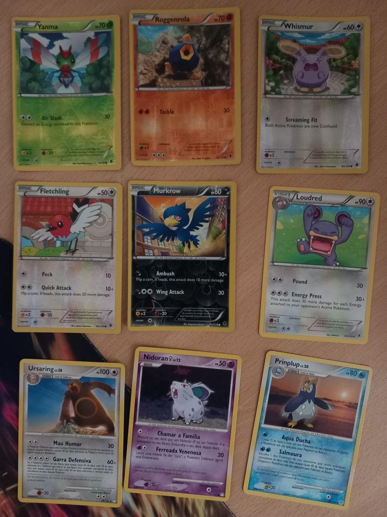 Cartas Digimon e Pokémon lote 1
