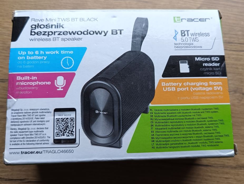 Tracer głośnik bezprzewodowy bt
