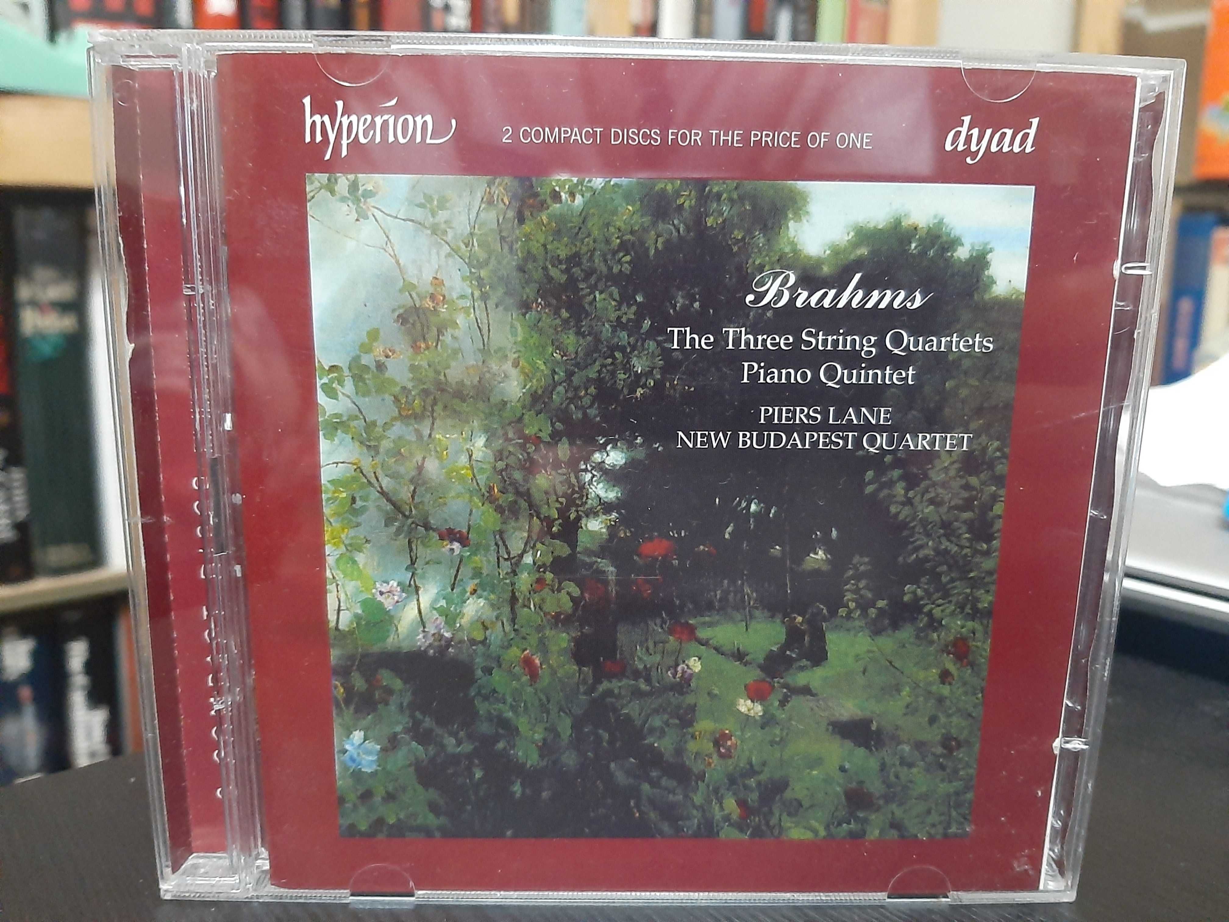 Brahms – Three String Quartets, Piano Quintet – Budapest, Piers Lane