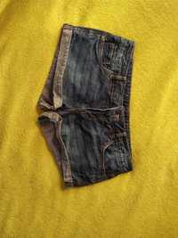 Krótkie spodenki szorty jeansowe dżinsowe