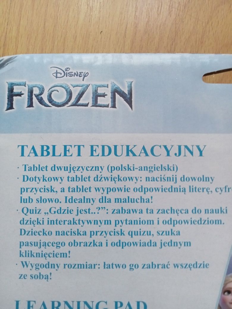 Tablet edukacyjny dwujęzyczny, polsko-angielski