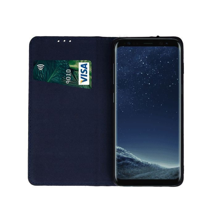 Etui Skórzane Smart Pro Do Samsung Galaxy S23 Plus Granatowe