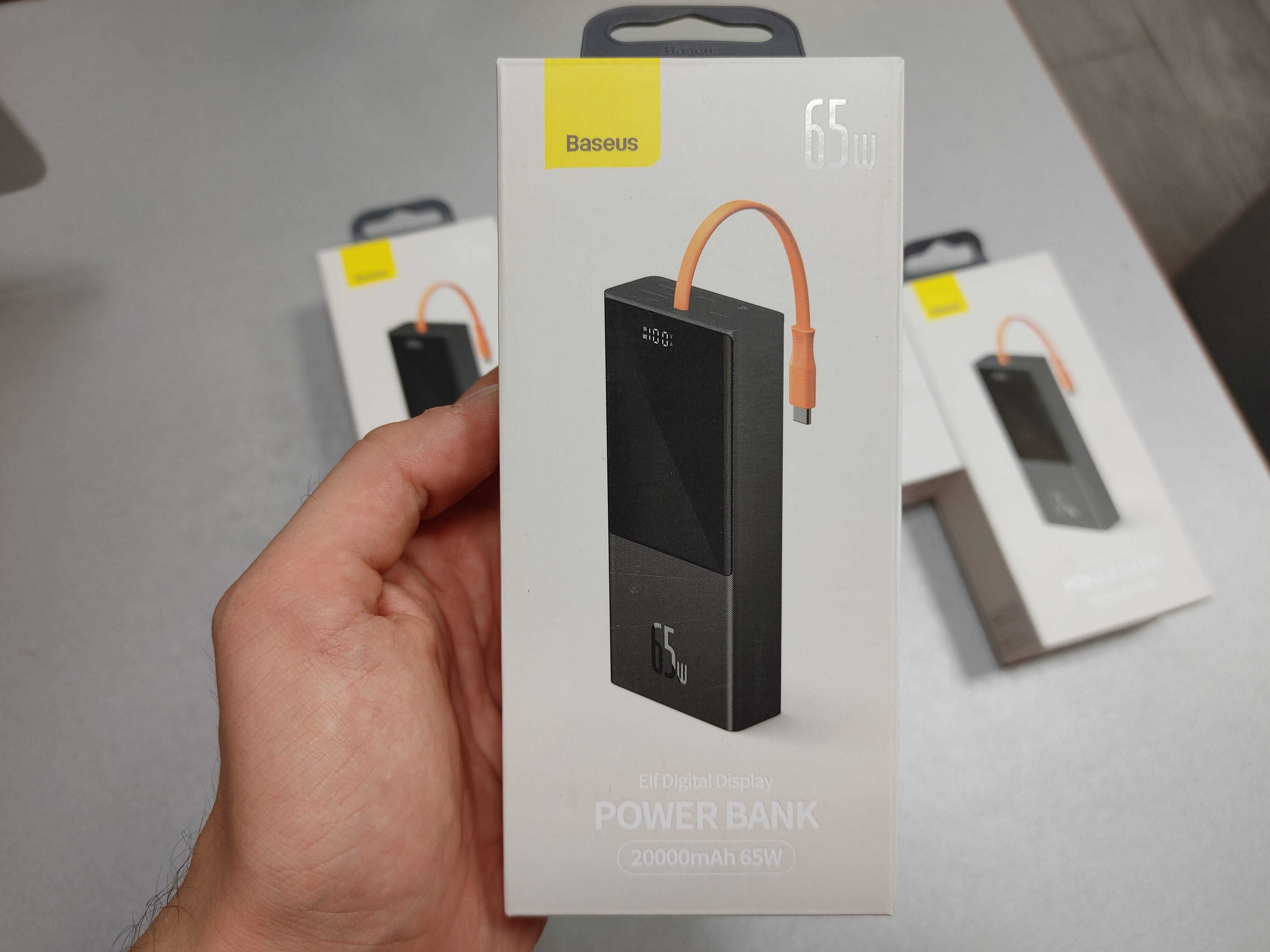 Павербанк (powerbank) 65W Baseus ELF DIgital DIsplay 20000 mAh