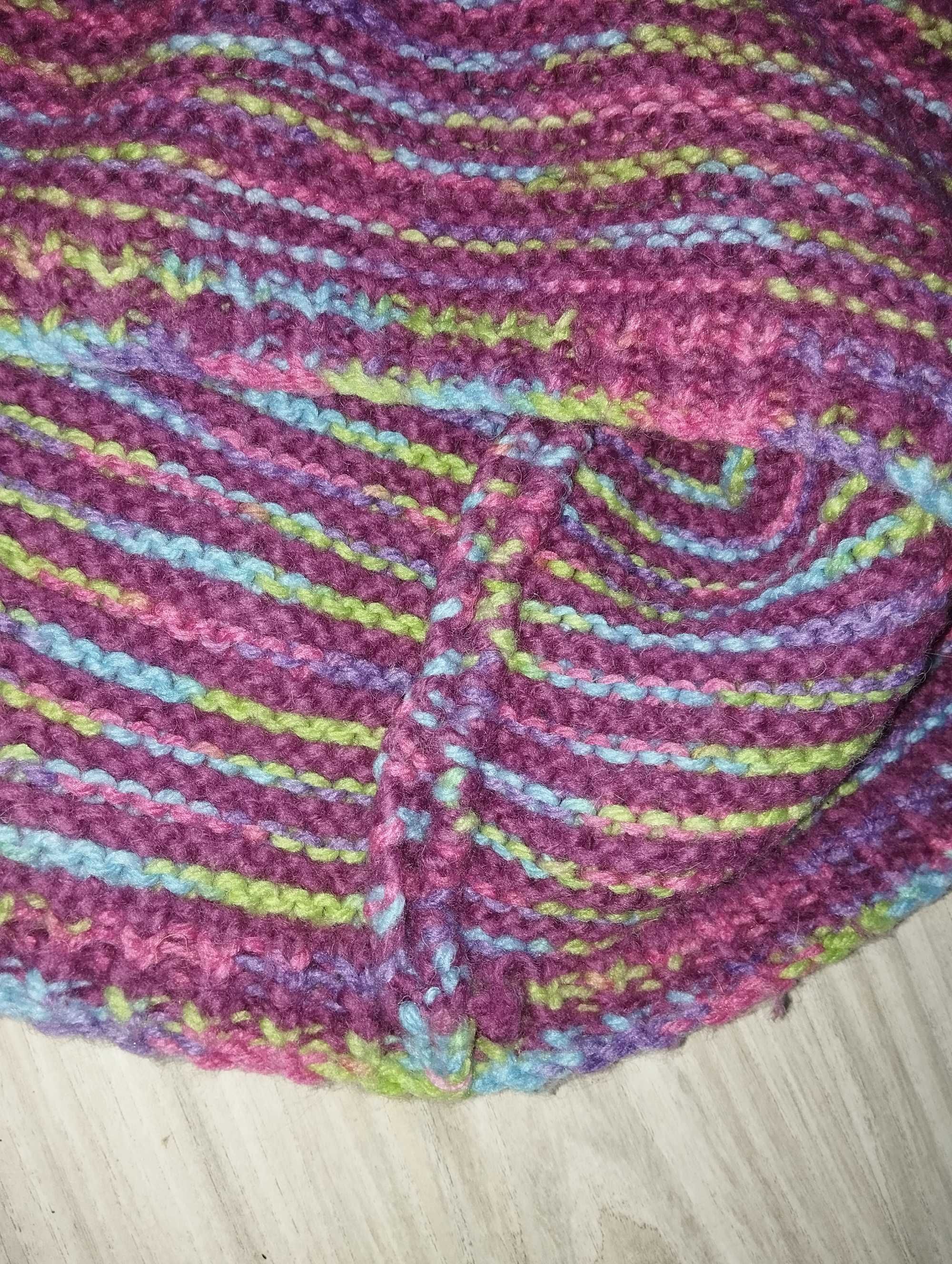 Wool handmade Sweter górki 100% wełna ręcznie robiony. M/L