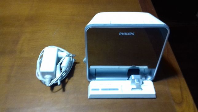Rádio + Despertador + Coluna para iPod - Philips