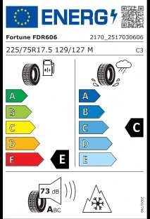 Nowa opona Nowe opony ciężarowa FORTUNE 225/75R17.5 FDR 606 NAPĘD