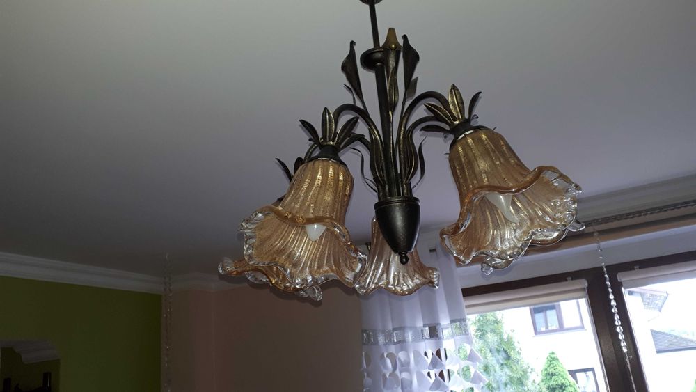 Komplet, lampa i kinkiet .