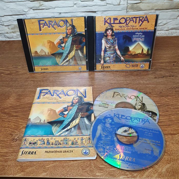 FARAON i KLEOPATRA + polskie instrukcje z edycji big box PL [PC]