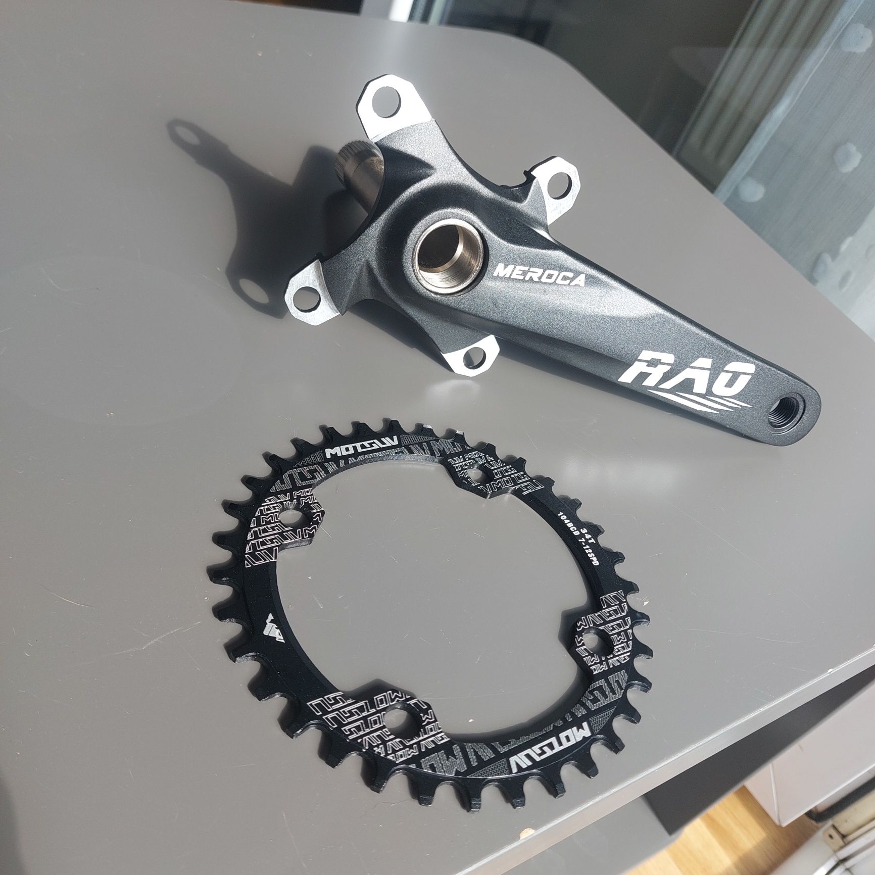 Mechanizm korbowy korba 1 rzędowa Hollowtech jak Shimano! Okazja!