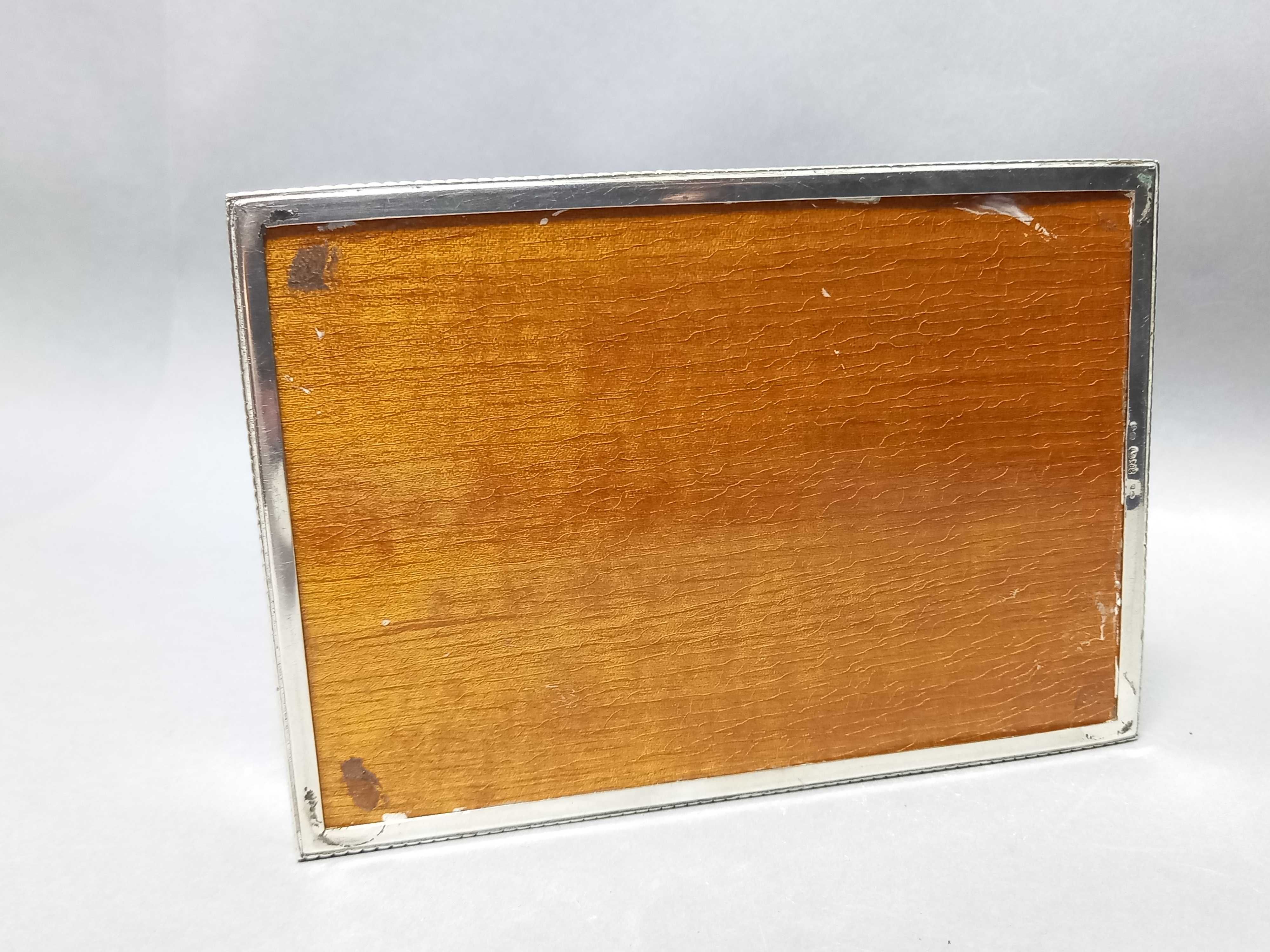 Humidor, srebrna szkatułka na cygara,  srebro 835