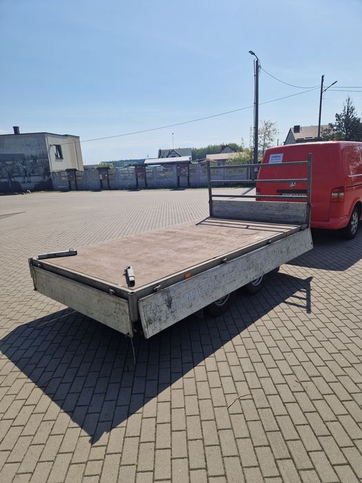 Przyczepa towarowa burtowa  2000dmc Hapert 2002r Sprowadzona 180x3.3m