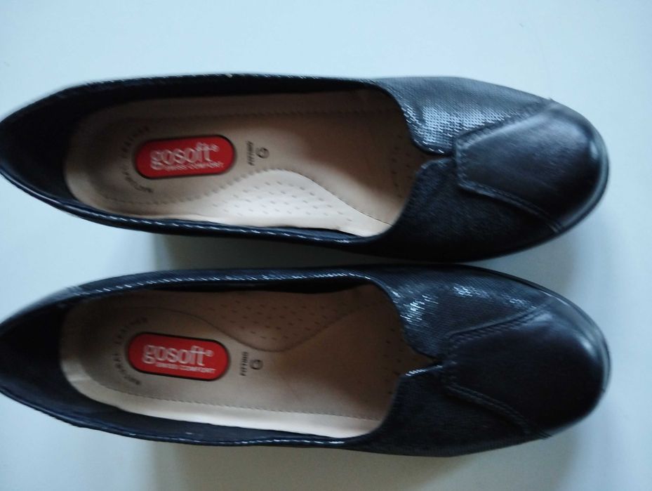 półbuty Gosoft, skóra
