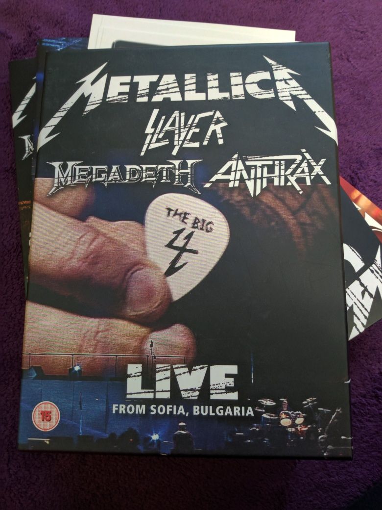 The Big Four Live from Sofia, Bulgaria Sonisphere box kolekcjonerski