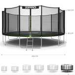 NOWA Trampolina ogrodowa Zipro Jump Pro z siatką zewnętrzną 16FT 496cm