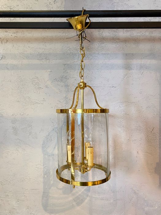Francuska Lampa Latarnia w stylu Hollyeood Regency