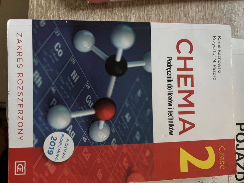 chemia podrecznik do liceów i technikōw  klasa 2 zakres rozszerzony