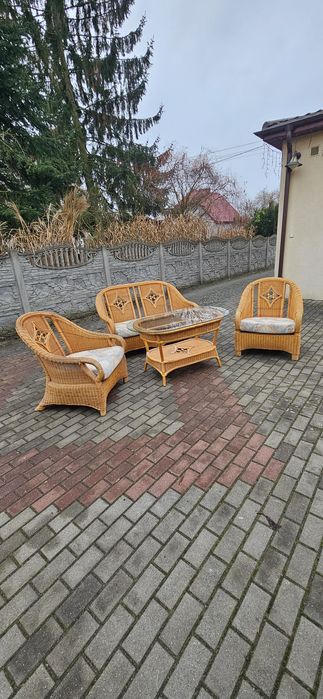 Komplet mebli rattanowych