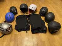Шлем и защита скутер-монед от 300 гр.