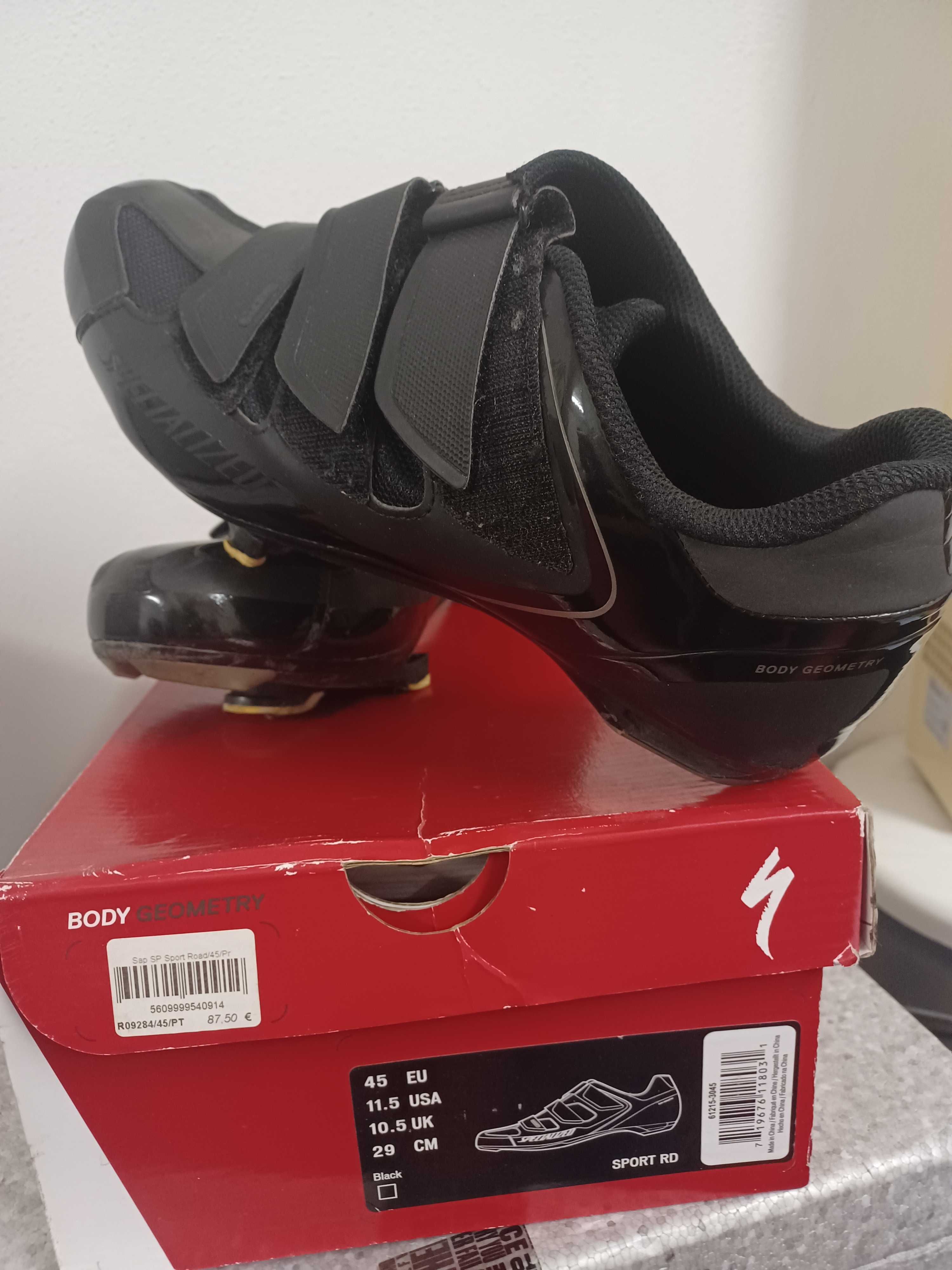 Sapatos Ciclismo Estrada Specialized RD c/ Cleats Shimano Spd