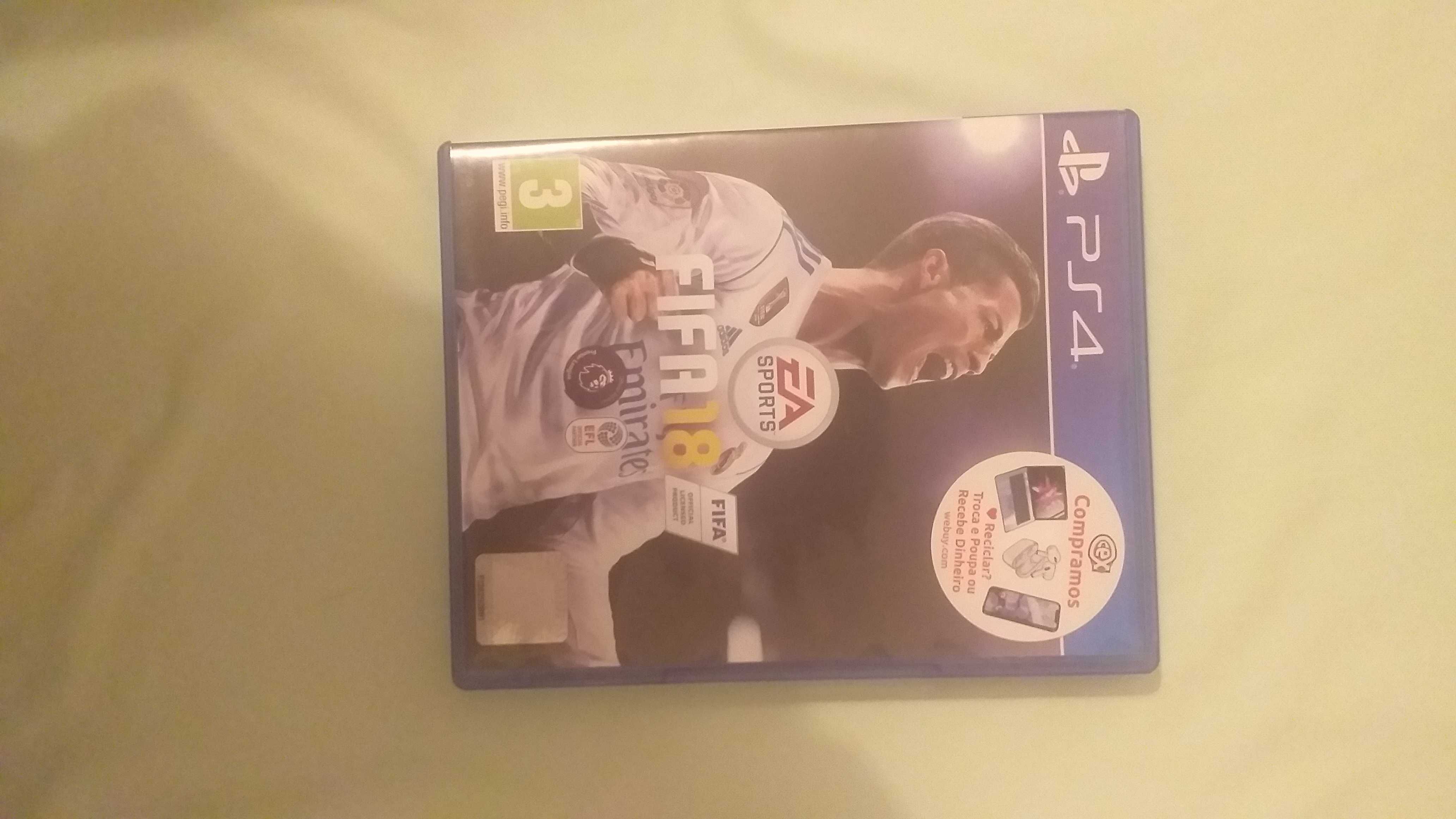 FIFA  18 PS4 como novo