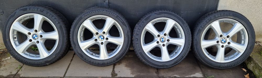 Koła BMW  5x120 R17 z nowymi oponami zimowymi