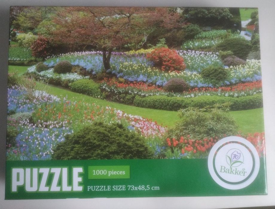 Nowe puzzle 1000 elem. Ogród