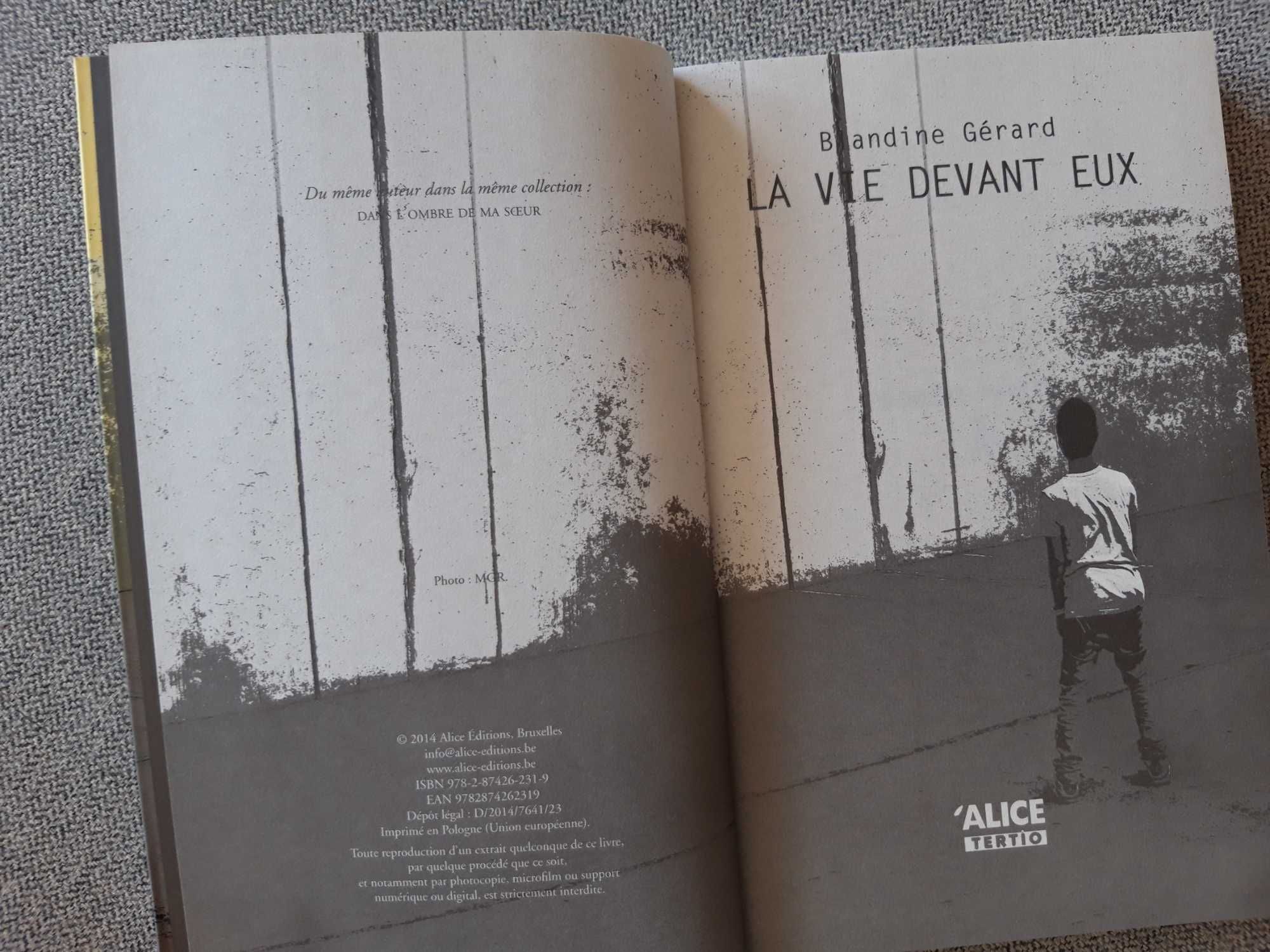 Livro "La vie devant eux" de Blandine Gérard