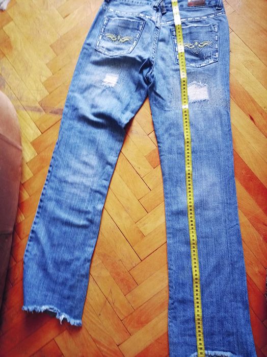 Spodnie jeansy damskie , S, M, dzwony , Michino