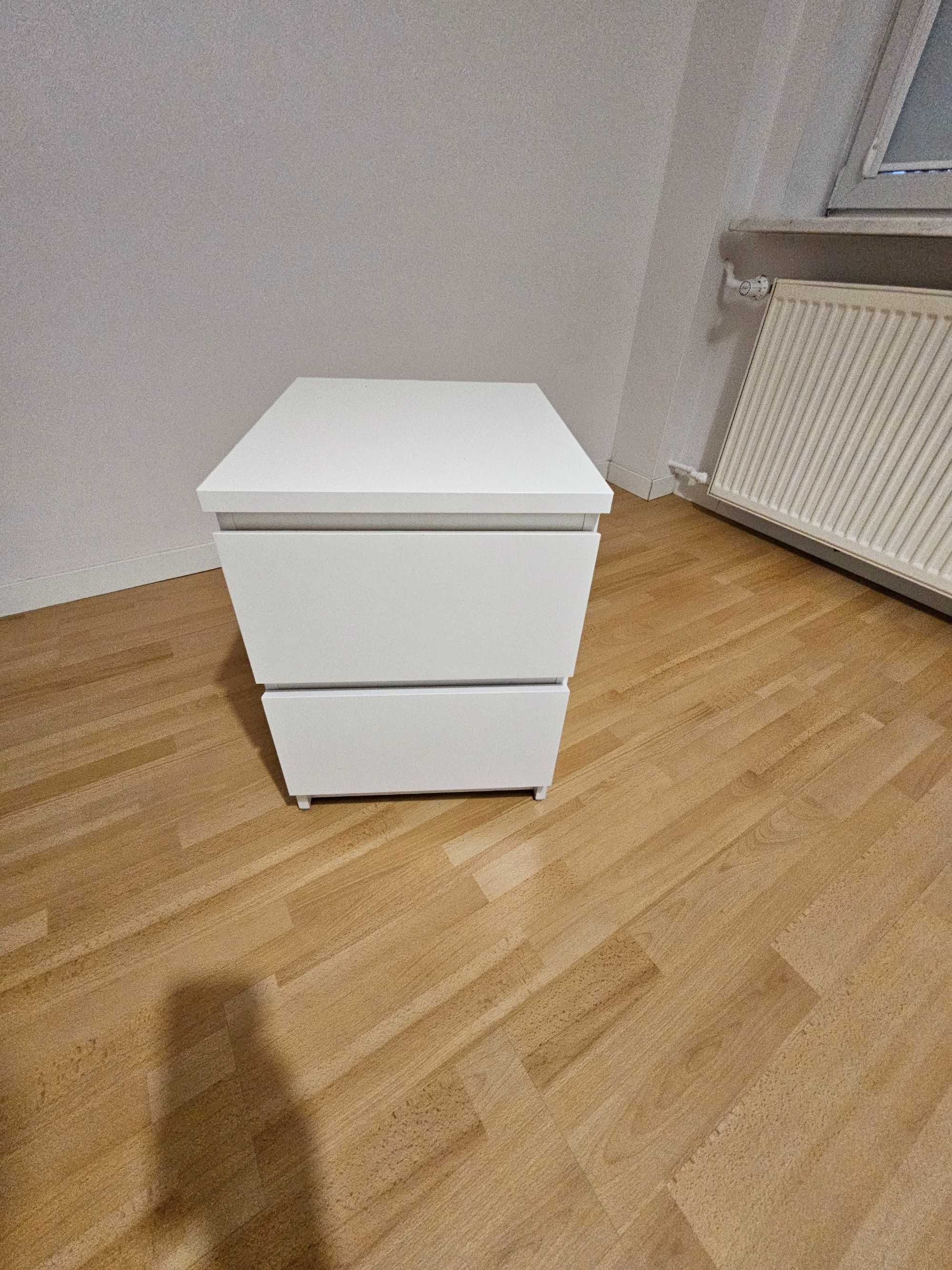 stół TROTTEN - Szafka nocna MALM - regał KALLAX