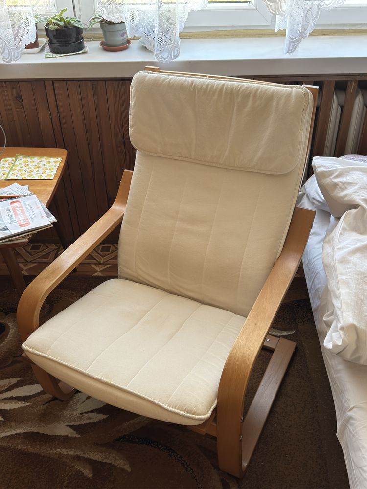 Fotele IKEA drewniane okleina bukowa 2 sztuki