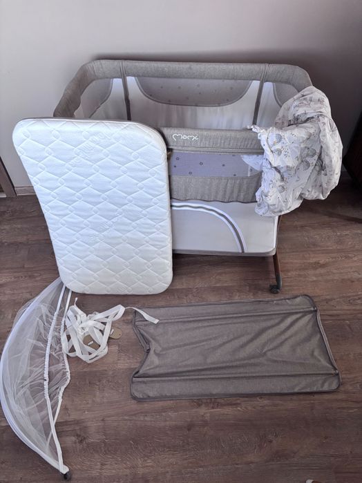 Łóżeczko wielofunkcyjne MOMI Smart Bed + materac