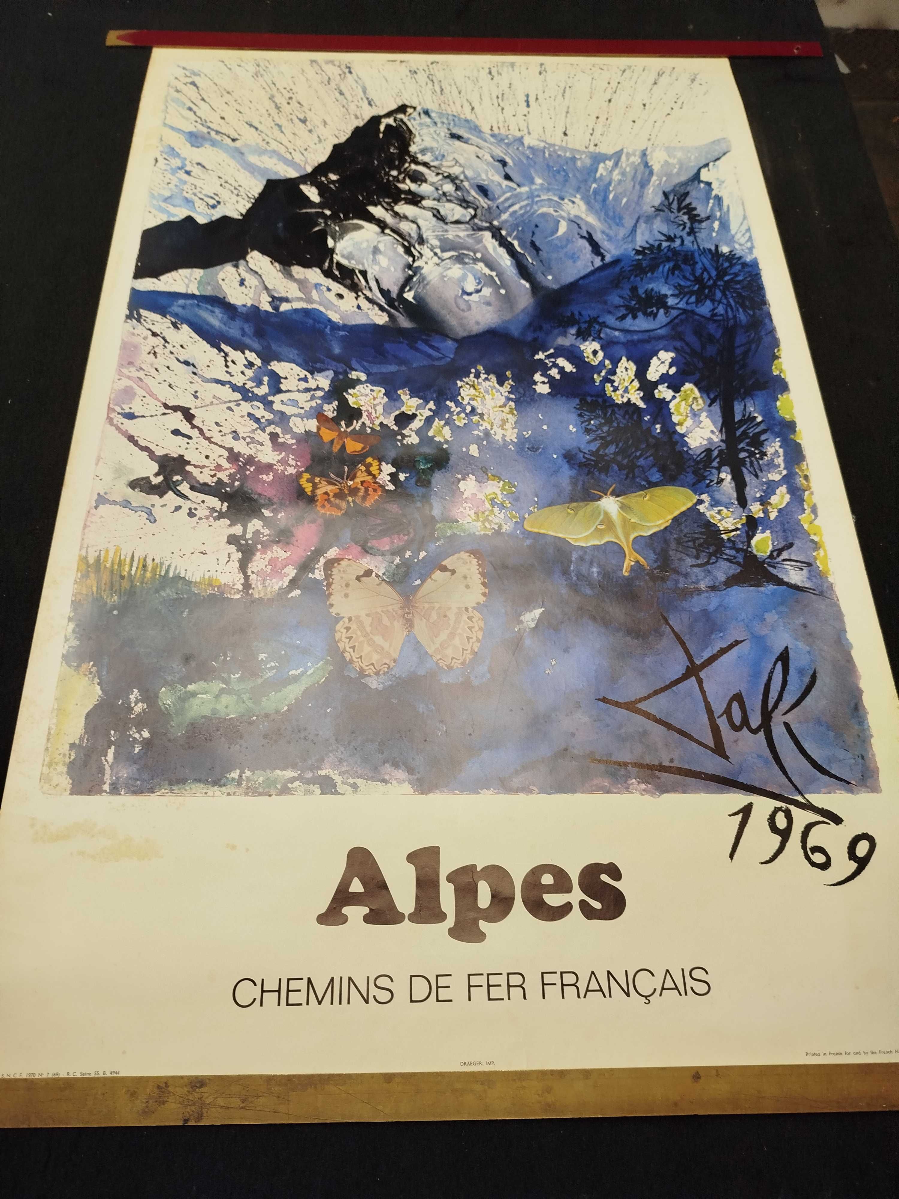 Posters Originais Sindicato dos Caminhos de Ferro Franceses anos 70