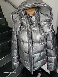 Only srebrna kurtka ciepła XL
