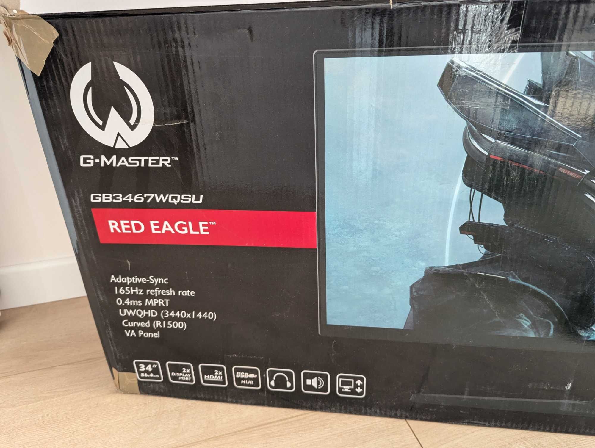 Monitor 34 cale iiyama G-Master GB3467WQSU-B5 Red Eagle 165 Hz wada
