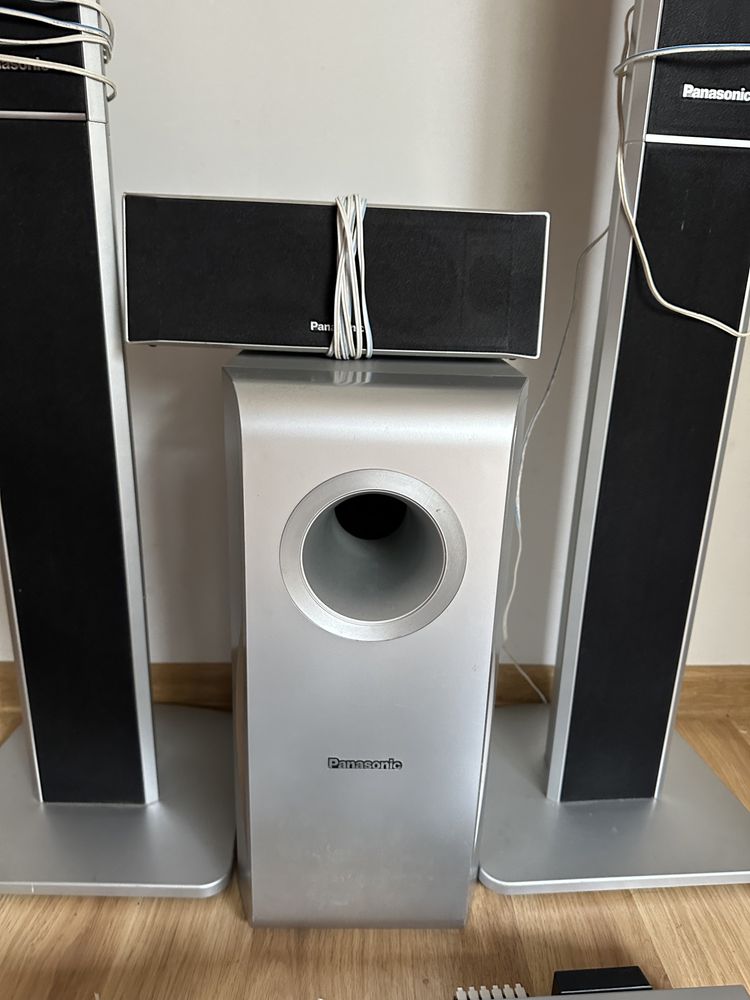 Kino domowe Panasonic cały zestaw kolumn