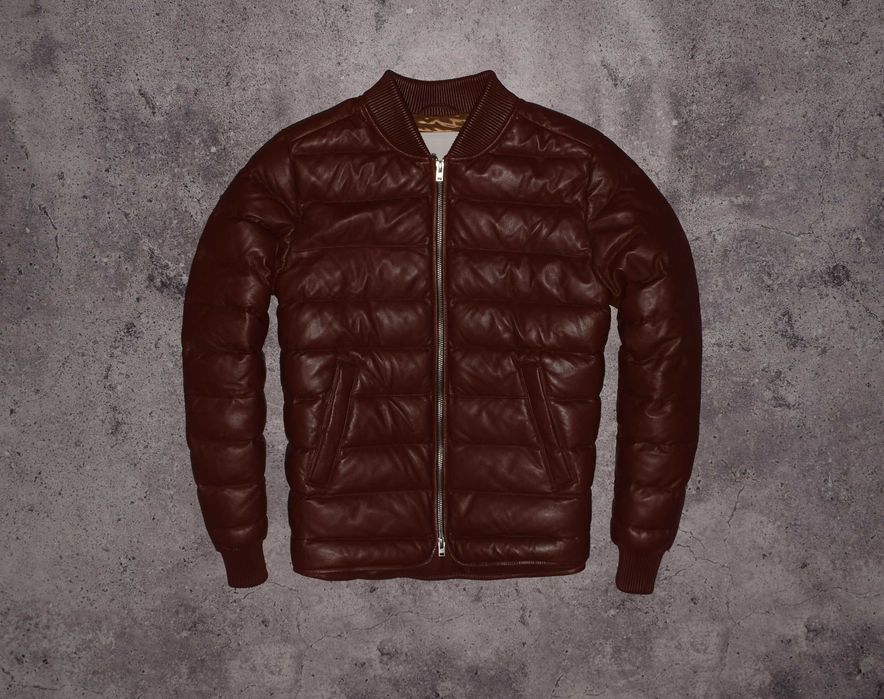 Closed Leather Bomber Jacket (Жіноча Шкіряна Преміальна Куртка Бомбер