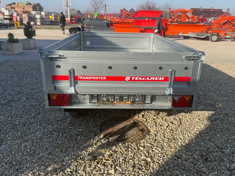 Przyczepka samochodowa TEMARED TRANSPORTER 2515/2 0,75T na kategorię B