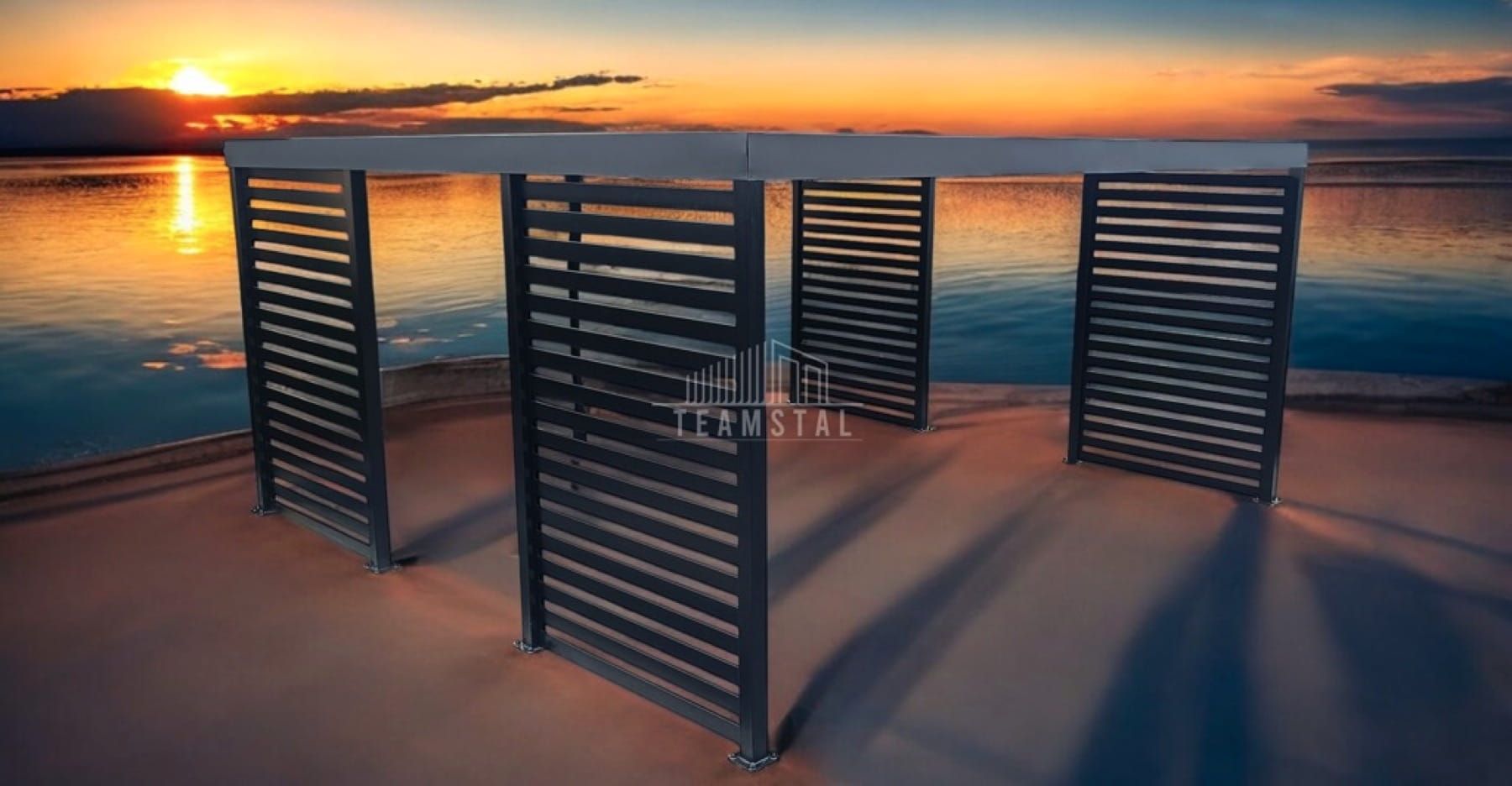 CarPort PREMIUM Wiata samochodowa 5x5  dodatkowa zabudowa TS1031
