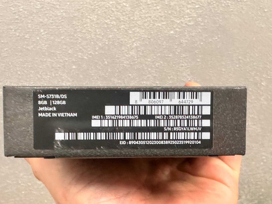 Samsung Galaxy S25 FE JetBlack 8/128Gb SM-S731B Новий! Гарантія 12міс